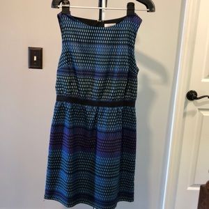 Ann Taylor Loft Size M dress. Blue/black